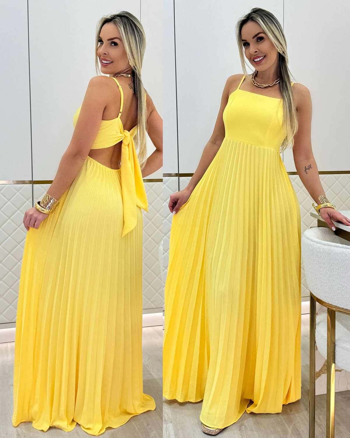 Vestido Serena Amarelo